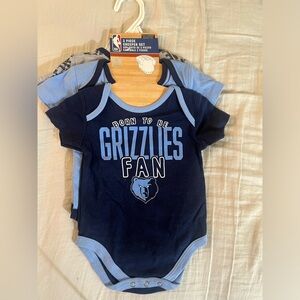Memphis Grizzlies 3pc Creeper Set